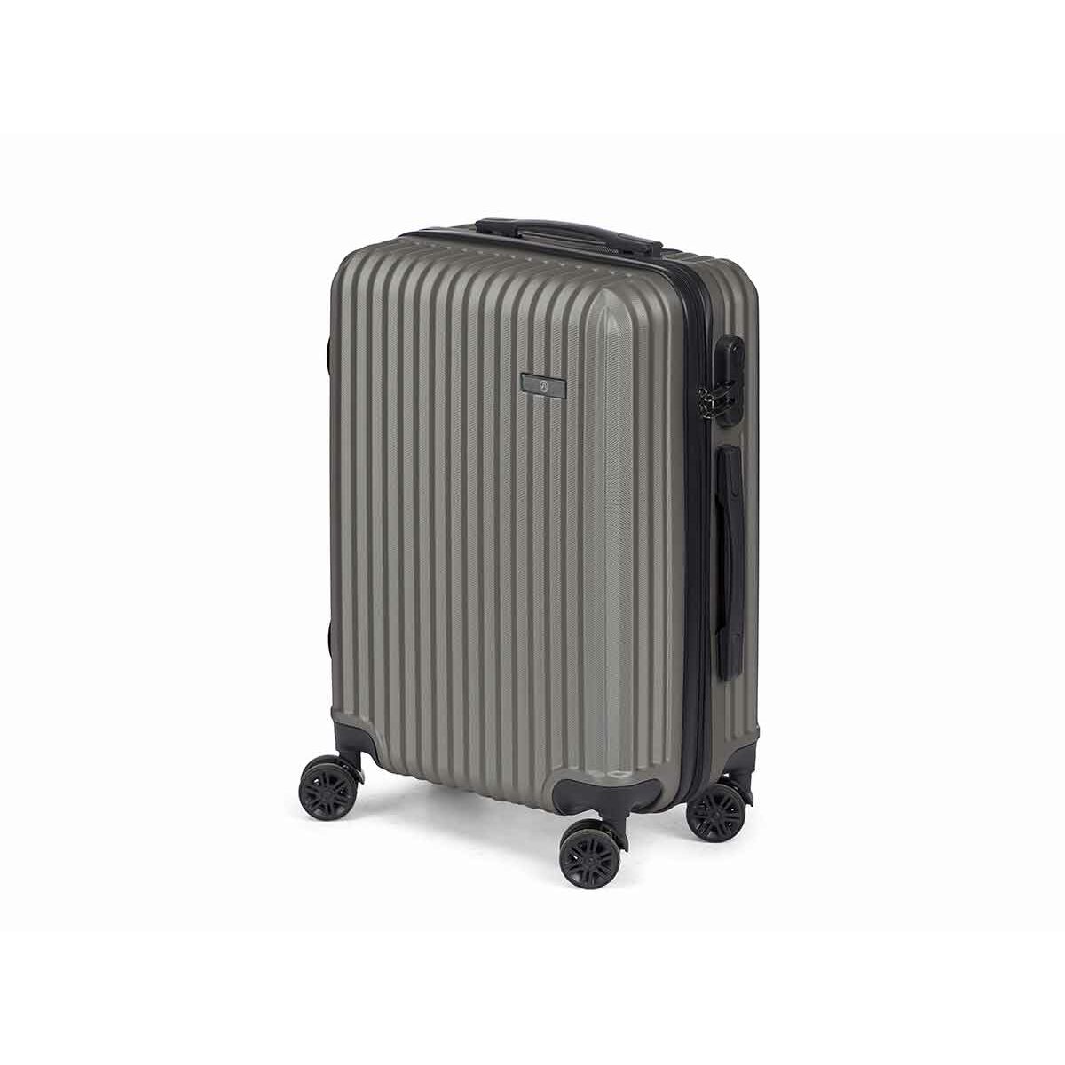 Cabin suitcase HT-017-D Dark grey 55 x 35 x 20 cm Stripes